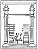 <I>Entrance to Tattu in Amenti (Egyptian) Showing the Two Symbolic Pillars</I>