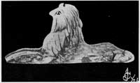 Bird-headed sphinx from page 251 of Lost Continent of Mu Motherland of Man